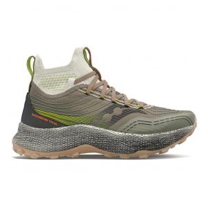 Chaussures Saucony Endorphin Trail Mid marron gris vert - 45