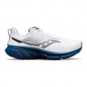 Chaussures Saucony Guide 17 blanc bleu marine - 46