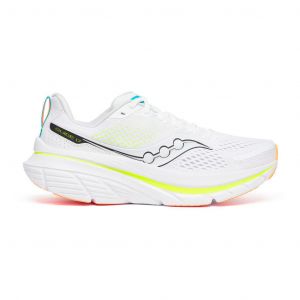 Chaussures Saucony Guide 17 blanc jaune - 48