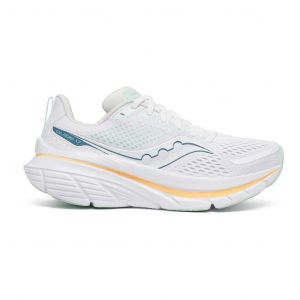 Chaussures Saucony Guide 17 blanc bleu orange femme - 40.5