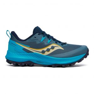 Chaussures Saucony Peregrine 14 bleu foncé bleu lumineux femme - 42