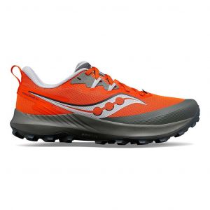 Chaussures Saucony Peregrine 14 rouge orangé gris - 46.5