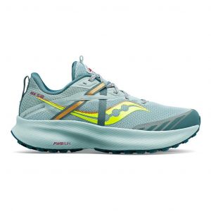 Chaussures Saucony Ride 15 TR vert bleu clair femme - 40.5