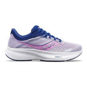 Chaussures Saucony Ride 16 gris bleu rose femme - 44.5