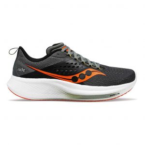 Chaussures Saucony Ride 17 gris ombre orange blanc - 46.5