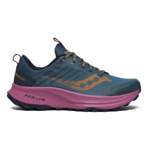 Chaussures Saucony Ride TR2 GORE-TEX bleu foncé violet femme - 40