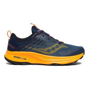 Chaussures Saucony Ride TR2 GORE-TEX bleu marine orange - 46.5