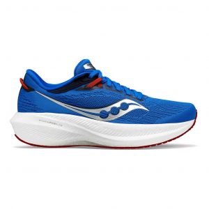 Chaussures Saucony Triumph 21 bleu cobalt argent blanc - 40