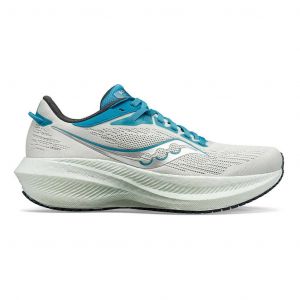 Chaussures Saucony Triumph 21 blanc bleu femme - 37