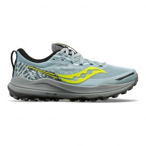 Chaussures Saucony Xodus Ultra 2 bleu ciel jaune femme - 44