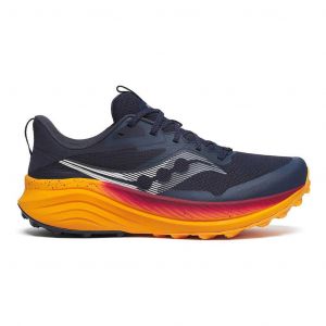 Chaussures Saucony Xodus Ultra 3 bleu marine jaune - 42.5