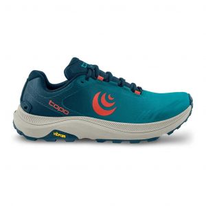 Chaussures Topo Athletic MT-5 bleu eau rouge corail - 46.5