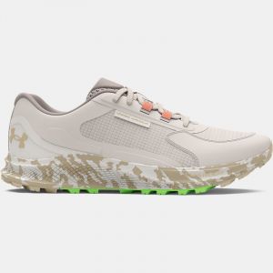 Chaussure de course Under Armour Bandit Trail 3 pour femme Gris Matter / Blanc Clay / Aero Orange 38.5