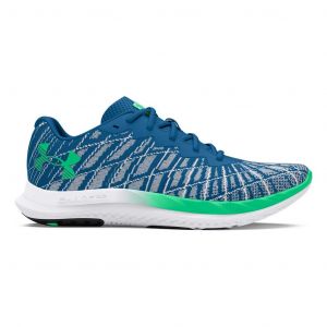 Chaussures Under Armour Charged Breeze 2 bleu vert blanc - 44