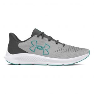 Chaussures Under Armour Charged Pursuit 3 gris vert femme - 37.5