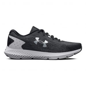 Chaussures Under Armour Charged Rogue 3 Knit noir gris - 44.5