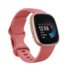 Google Fitbit Versa 4 Montre connectée sport avec GPS intégré et jusqu?à 6 jours d?autonomie de batterie - compatible avec Android et iOS