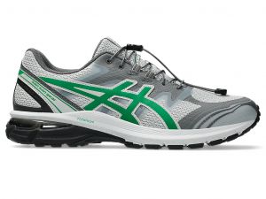 ASICS Sansan Gear X Gel - Terrain Grey Violet / Jolly Green Unisex Taille 43.5