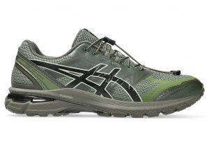 ASICS Sansan Gear X Gel - Terrain Bronze Green / Tarmac Unisex Taille 43.5