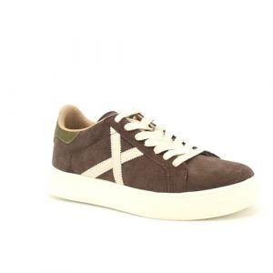 Scarpe Munich sneaker Rete 100 in pelle scamosciata testa di moro uomo U25MU07 8080100 39