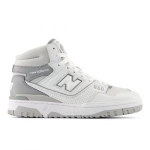 New Balance Homme 650 en Blanc/Gris, Leather, Taille 47.5 Large