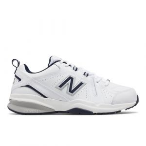 New Balance Homme MX608V5 en Blanc/Bleu, Leather, Taille 45.5 Large