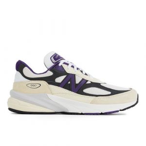 New Balance Unisexe Made in USA 990v6 en Blanc/Mauve/Noir