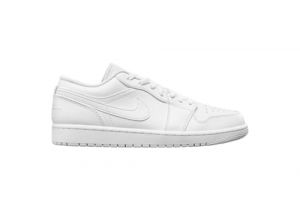 AIR JORDAN 1 Low Triple White (2022) 553558-136 Size 41