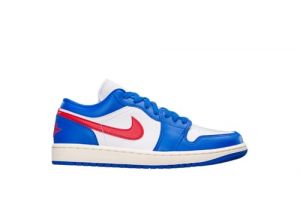 Air Jordan 1 Low Sport Blue Gym Red (Women's) DC0774-416 38.5