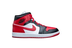 NIKE Jordan BQ6472-079 WMNS Air Jordan 1 Mid SE DO6699 200 Noir/Rouge Pointure 38