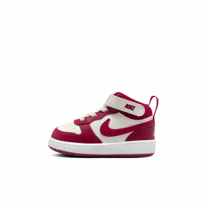 Chaussure Nike Court Borough Mid 2 pour bébé et tout-petit - Blanc