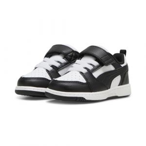 PUMA Baskets Rebound V6 Lo Bébé 27 White Black