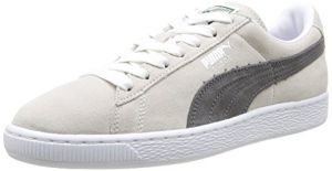 Puma - Suede Classic - Baskets Mode - Mixte Adulte - Blanc (White/Steel Grey) - 43 EU