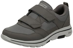 Skechers Baskets Gowalk 5 Wistful pour Homme avec Fermeture Velcro en Maille athlétique