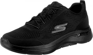 Skechers Go Walk Arch Fit Baskets Homme Black Textile/synthetic/trim 42.5