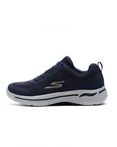 Skechers Go Walk Arch Fit Baskets Homme Navy Textile/synthetic/gold Trim 50 EU