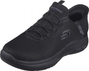 Skechers Men's Slip-Ins Work: Summits - Colsin Black Low Top Sneaker Shoes 11