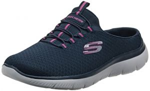 Skechers Summits Baskets à dos ouvert pour femme Bleu marine Pointure 39