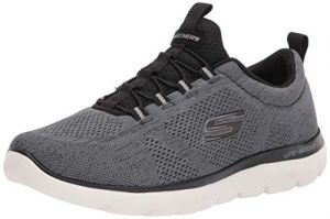 Skechers Sport Summits LOUVIN Wide Fit Baskets pour Homme Noir