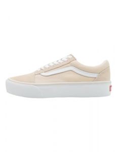 Vans Old Skool Platform Chaussures pour femme Crème