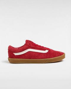 VANS Chaussures Old Skool Lowpro (red/gum) Unisex Rouge, Taille 47