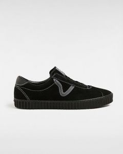 VANS Chaussures En Daim Sport Low Creeper (black/black) Unisex Noir, Taille 47