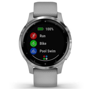 GARMIN Garmin Vivoactive 4s Powder Gray/silver 20 Gris 2020