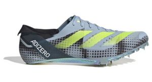 Chaussures d athletisme unisexe adidas performance adizero finesse gris jaune