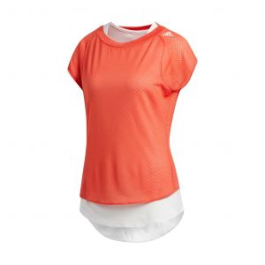 Adidas Supernova Two In One Uv Tee Femme Orange