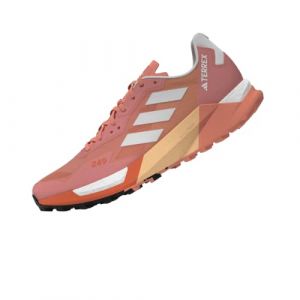 adidas Terrex Agravic Ultra Trail Chaussures de course pour femme - Encre violette/rouge solaire