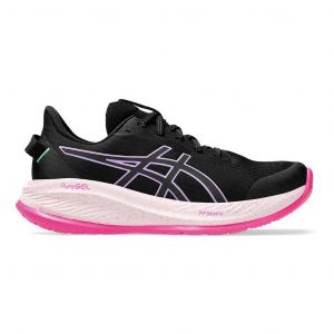 Chaussures ASICS Gel Cumulus 26 Lite-Show noir pur blanc rose femme - 43.5