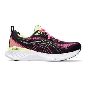 Chaussures ASICS GEL-Cumulus 25 rose noir vert femme - 40