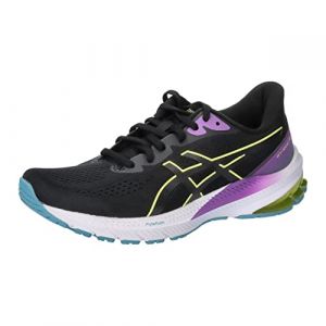 ASICS GT 1000 12 Donna Chaussures de Course Noir Jaune