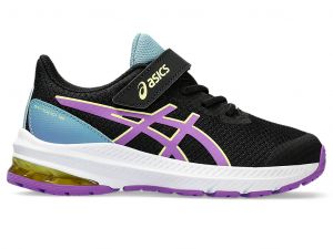 ASICS Gt - 1000 12 Ps Black / Cyber Grape Enfants Taille 31.5